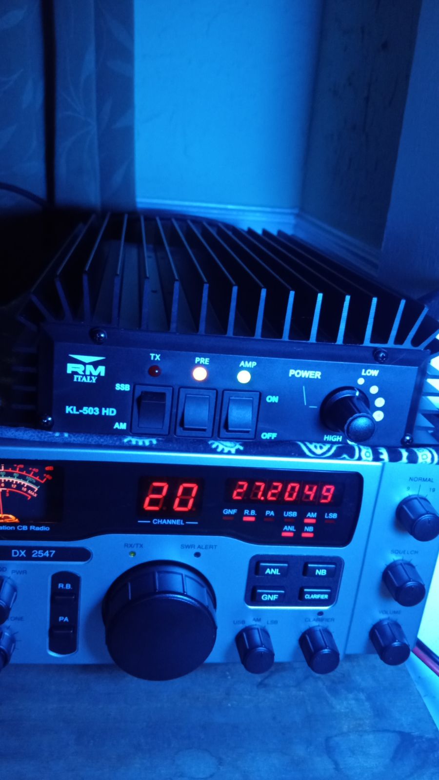 RM KL503HD - 300W AM-FM-SSB 12V Linear Amplifier