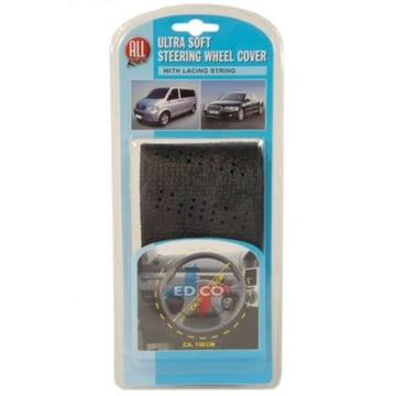 Steering Wheel Cover With Easy Lace-On Setup (43-48cm)