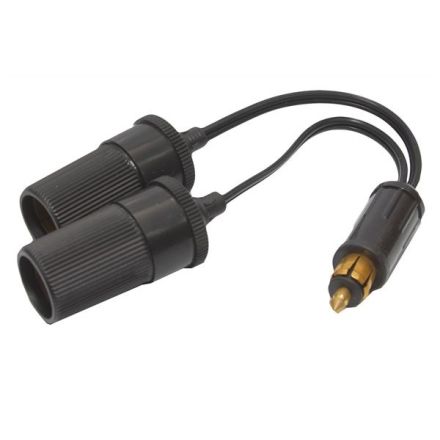 Hella Plug Splitter To 2 CIigarette  Plugs (12v/24v)
