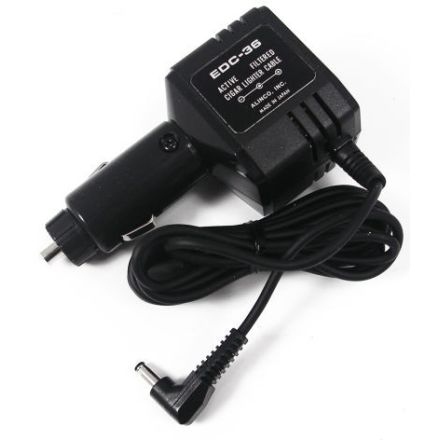 Alinco EDC-36 - Cigar Lighter Cable With Noise Filter