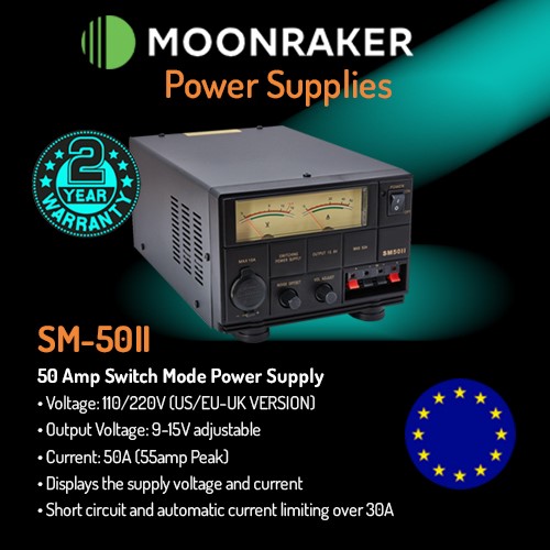 European power supplies for ham radio equipment Moonraker European power supplies for ham radio equipment