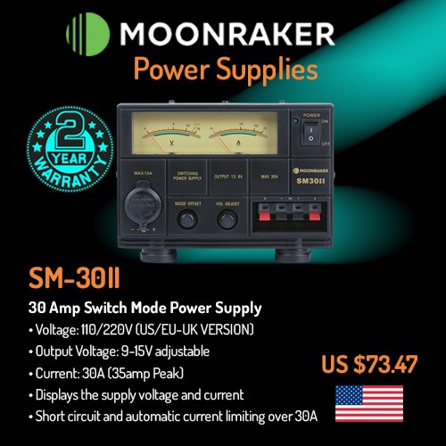 Moonraker power supplies with 2 year warranty Moonraker power supplies with 2 year warranty