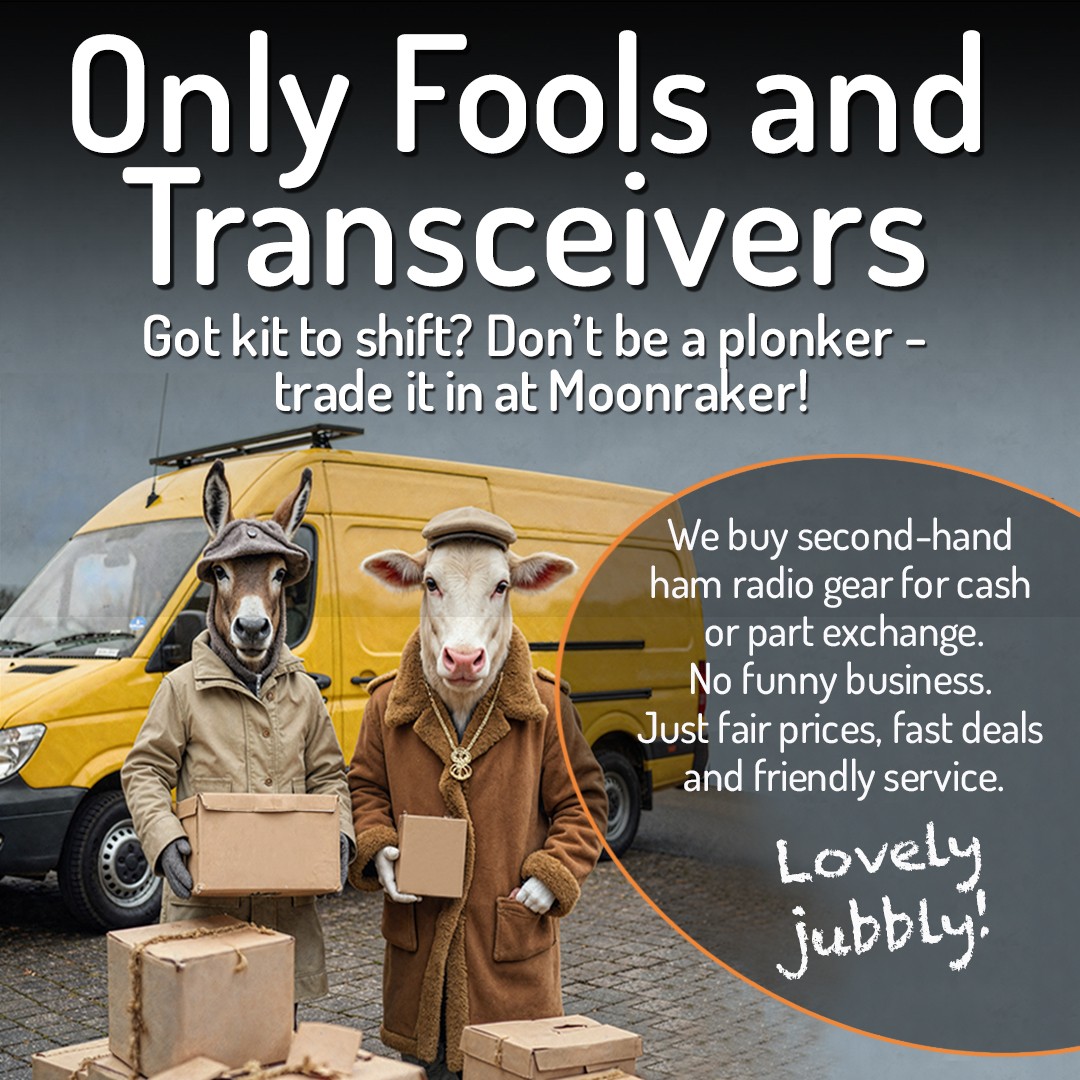Moonraker trade-in your used ham radio equipment